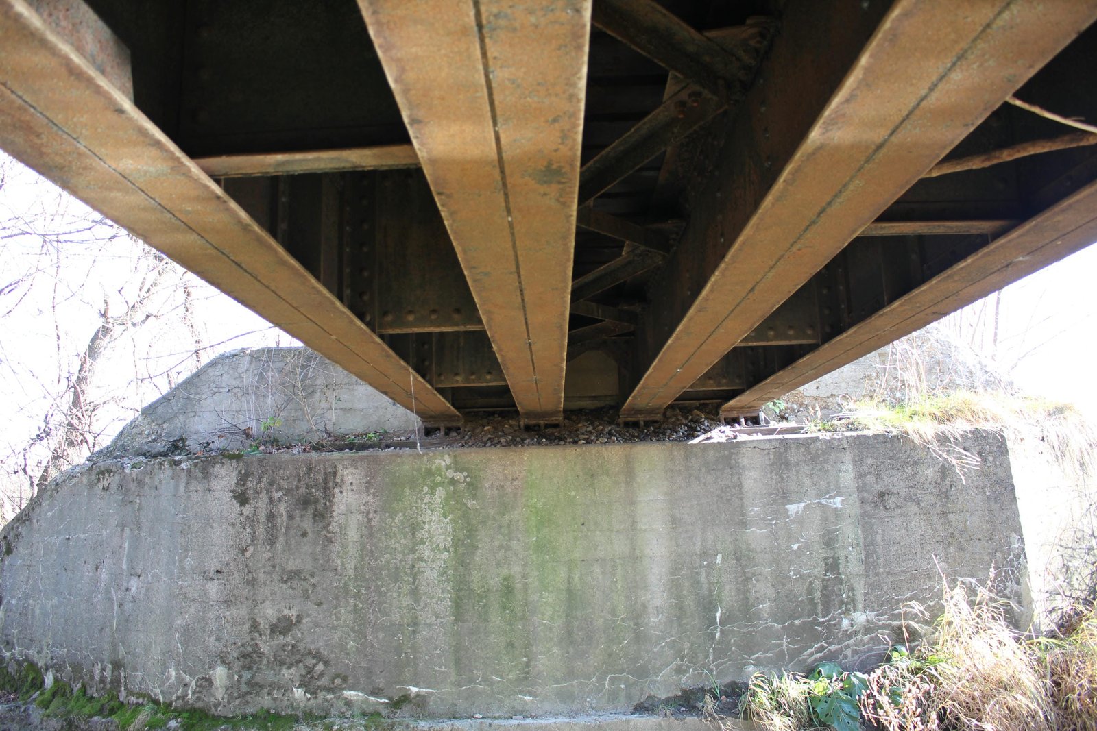 Under bridge